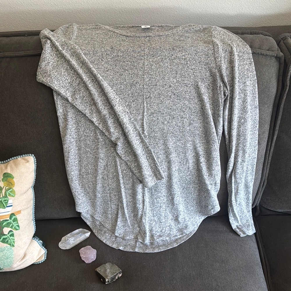 Old Navy Heather Gray Women's Sweatshirt